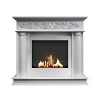 Биокамин в портале SteelHeat Milan, стекло