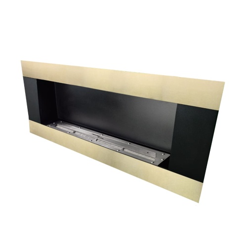 Биокамин "Русский огонь" Голд 1200V встраиваемый с декоративным стеклом (стемалитом)