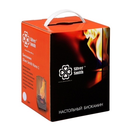 Биокамин настольный Silver Smith Nano 1 Premium White по цене 8 900 руб.