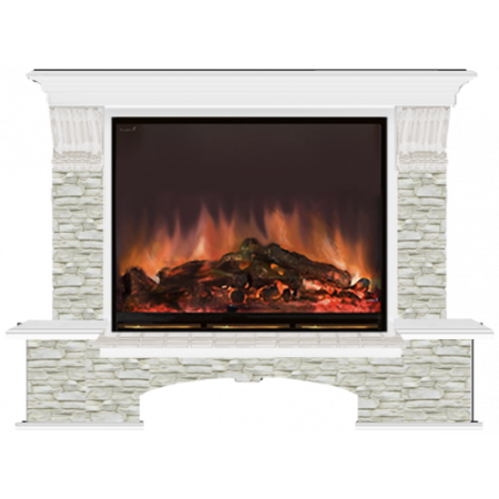 Бостон Грот однотонный (белый)+Arte 33 Бостон Грот однотонный (белый)+Arte 33