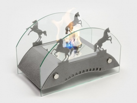 Настольный биокамин Lux Fire "Графский мост" M Серебро по цене 19 602 руб.