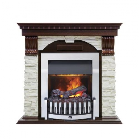 Dublin арочный сланец белый (темный дуб)+Danville Chrome Dublin арочный сланец белый (темный дуб)+Danville Chrome