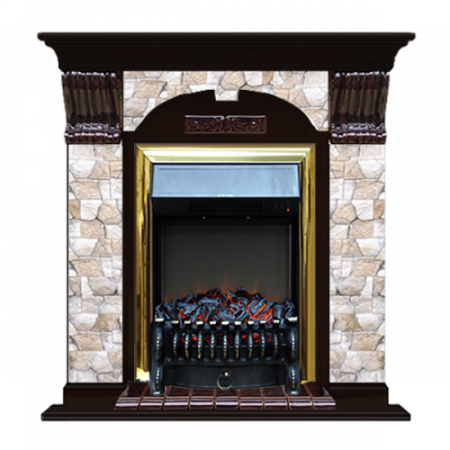 Арочный Арбат (венге)+Fobos Brass Арочный Арбат (венге)+Fobos Brass