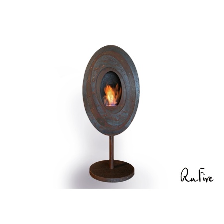 Биокамин RuFire SteamPunk floor oval по цене 142 000 руб.